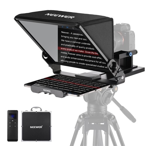 Neewer X14 III Aluminum Alloy Teleprompter with 501PL Quick Shoe Plate - Theodist
