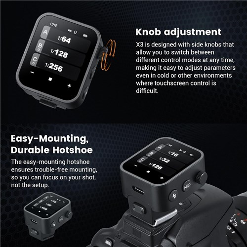 Godox X3 C Touch Screen Wireless Flash Trigger for Canon_5 - Theodist