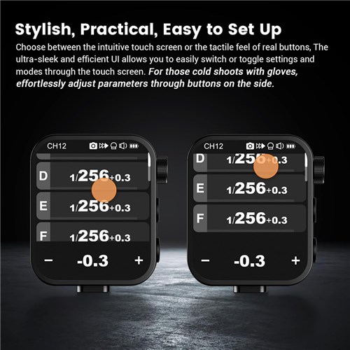 Godox X3 S Touch Screen Wireless Flash Trigger for Sony_7 - Theodist
