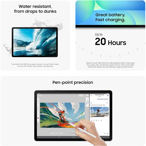 Samsung Galaxy S10 FE 5G X526 Tablet, 8GB, 128GB with Pen, Silver, SM-X526BZSAMEA_2 - Theodist