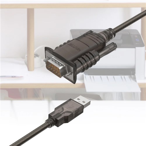 Unitek Y-108 USB-A 2.0 to Serial (DB9M) RS232 Cable 1.5M_4 - Theodist