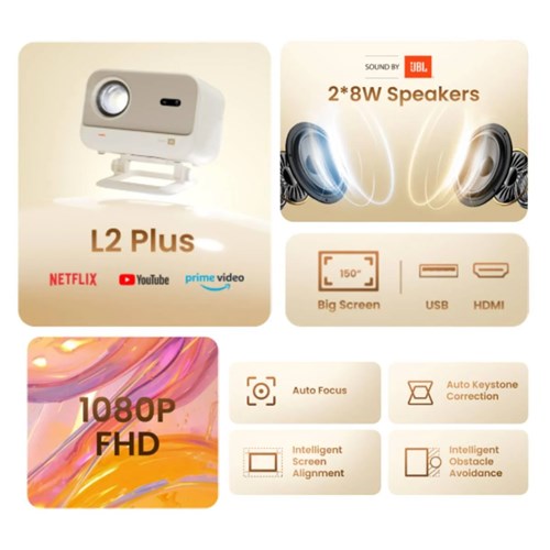 Yaber L2 Plus FHD Projector YACBK0040_3 - Theodist