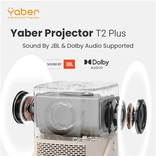 Yaber T2 Plus Portable FHD Projector YACBK01053_5 - Theodist