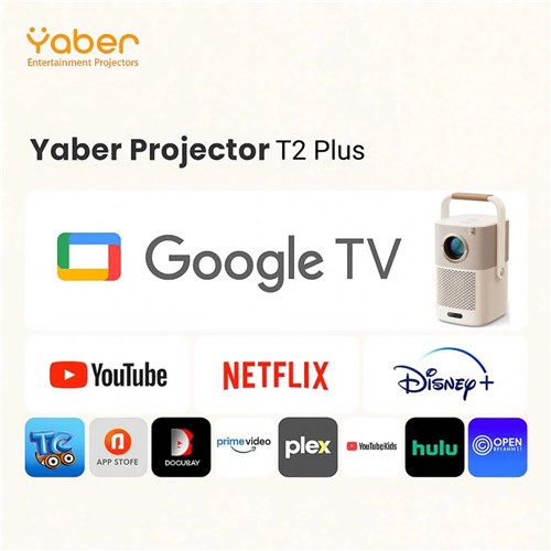 Yaber T2 Plus Portable FHD Projector YACBK01053_8 - Theodist