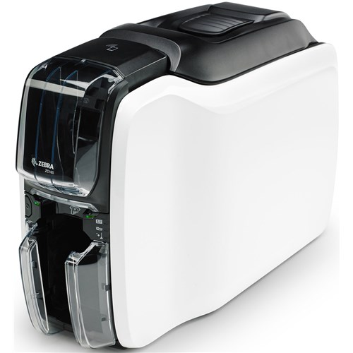 Zebra ZC100 ID Card Printer Single-Sided, 300DPI, 150-700CPH, HP01ZC100_2 - Theodist