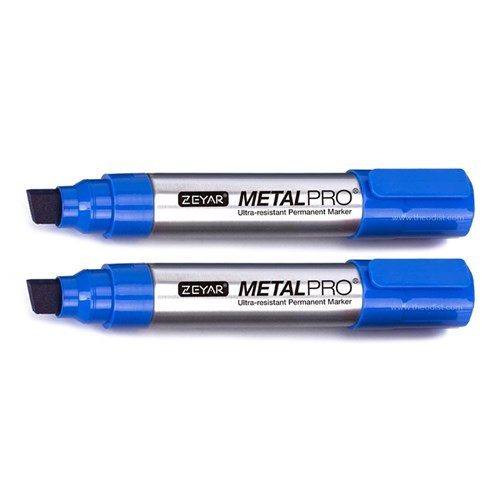 Zeyar ZP2540 MetalPro Ultra-resistant Permanent Marker_BLU - Theodist