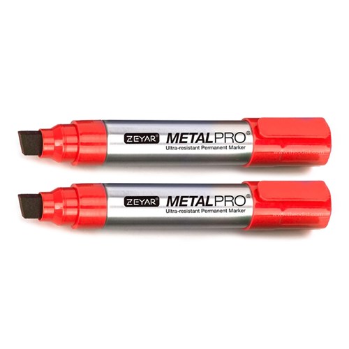 Zeyar ZP2540 MetalPro Ultra-resistant Permanent Marker_RED - Theodist
