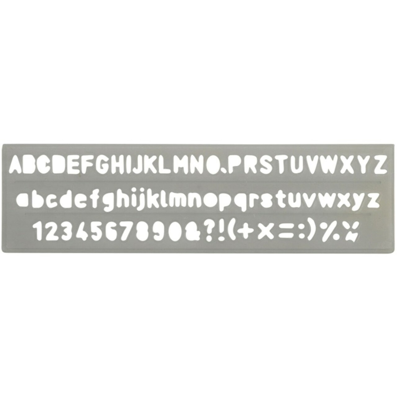 thumbnail image 2 of Microscale N Scale Decal #70251 – Stencil Gothic Alphabet & Numbers, White 2 of 6
