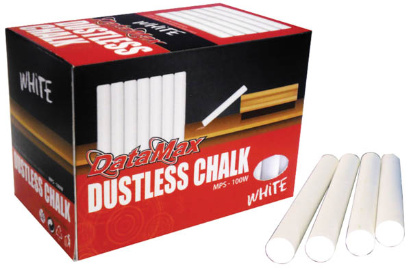 Datamax Dustless Chalk 100 Sticks Box High Quality White Theodist Datamax Dustless Chalk 100 Sticks Box High Quality White Theodist