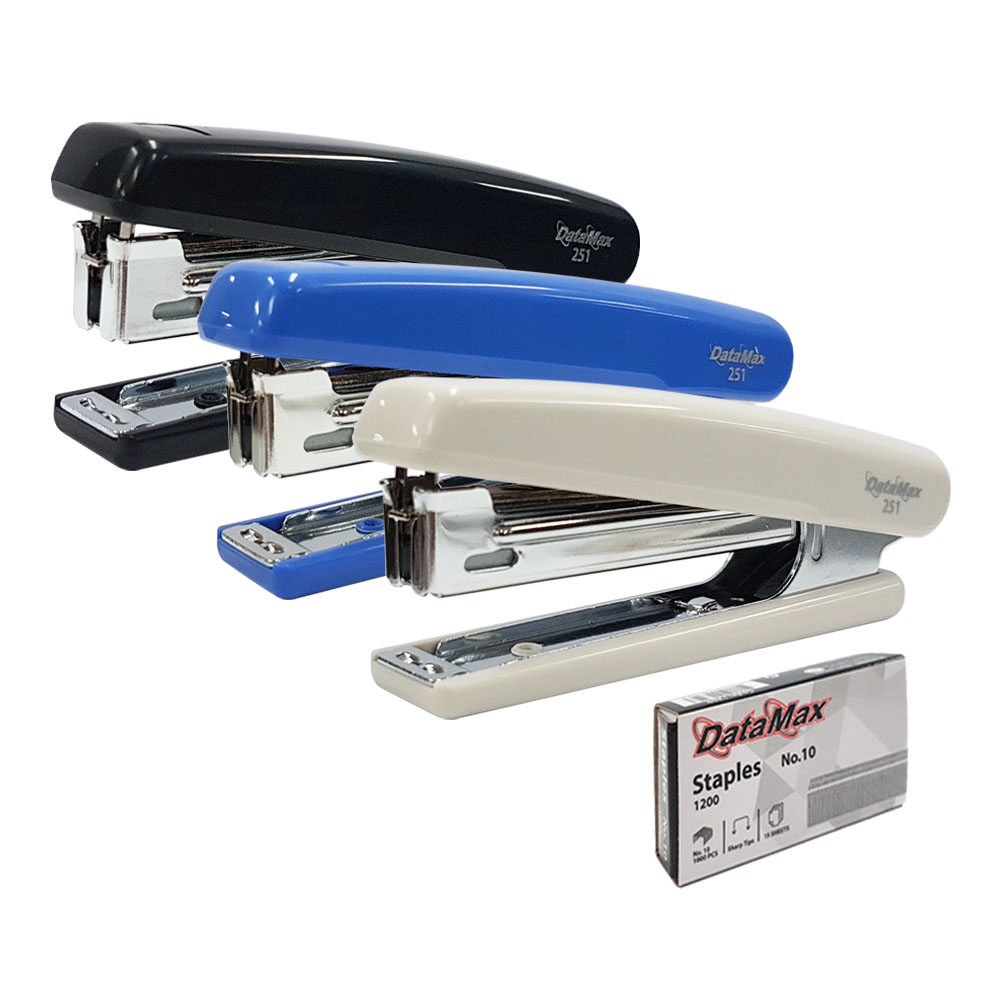 DataMax 251 Stapler with No.10 1000Pcs Staples, Assorted Theodist