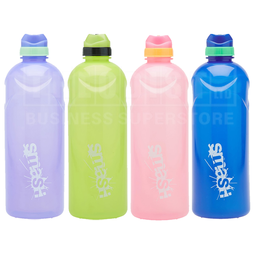 Smash Soft Touch Stealth Wasserflasche 750 Ml | Mit Drehverschluss, Quetschbar & Weich
