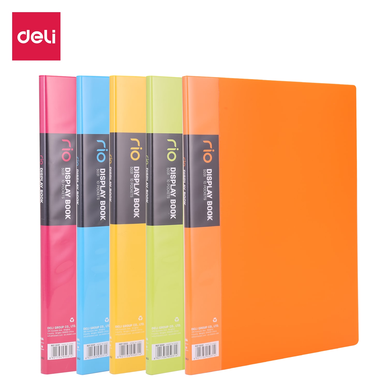 DISPLAY BOOK 10 POCKETS 20 PAGES A4 DELI - Theodist - Theodist