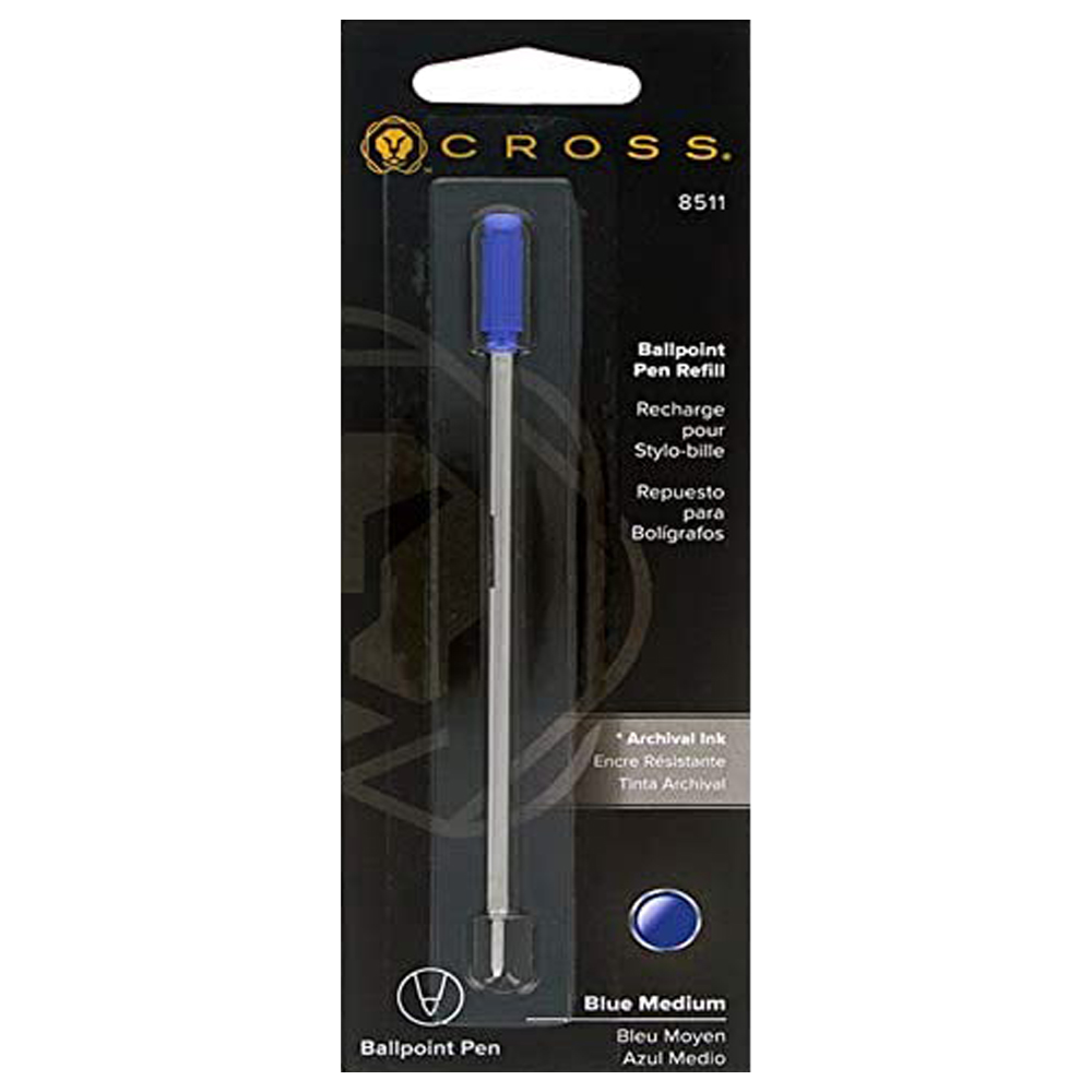 Cross 851 Ballpoint Pen Refill Fine, Med, Broad, Black, Blue Theodist