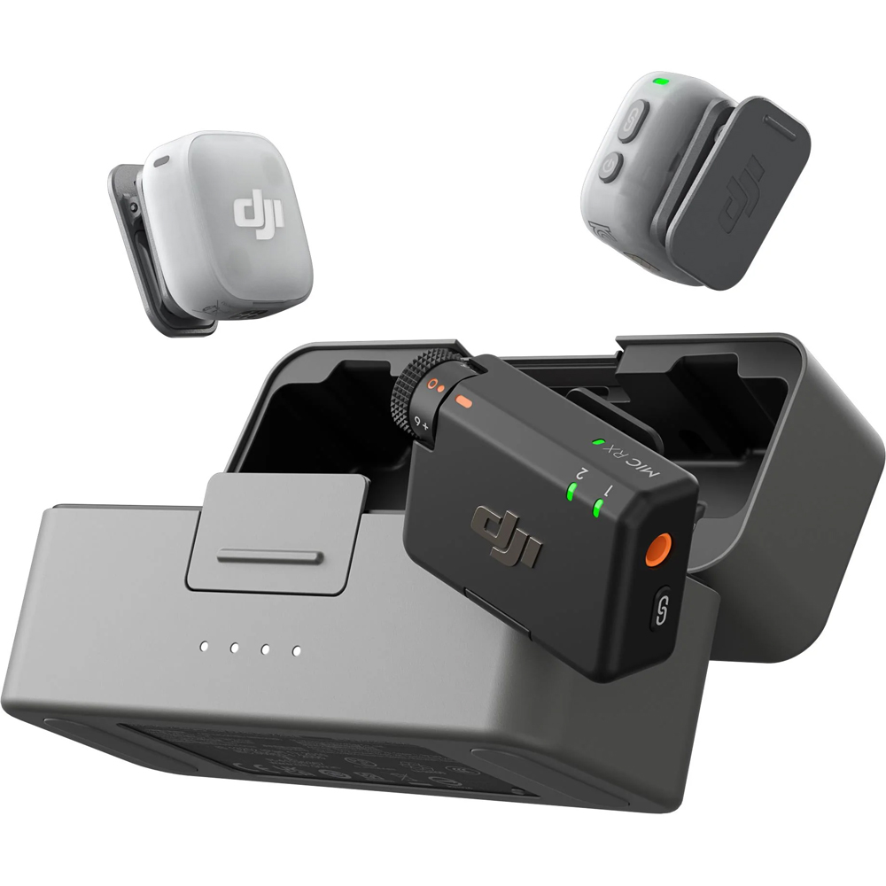 【美品】DJI MIC 2 DJI Mic Mini 2, 2 TX + 1 RX + Charging Case, CP.RN.00000529.02