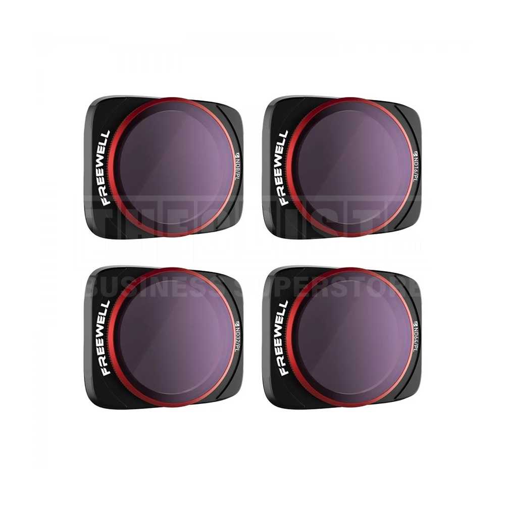 Freewell Bright Day - Juego de 4 filtros para Air 3 ND/PL