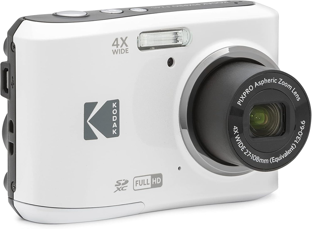 Kodak PIXPRO FZ45 Digital Camera Friendly Zoom White - Theodist