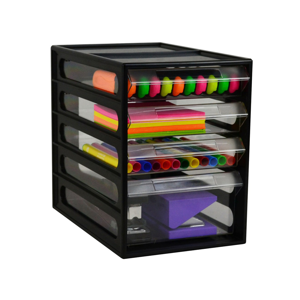 Italplast I330GR Office Organiser 4 Drawers Theodist Theodist