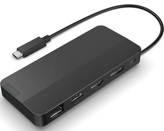 Lenovo 7-IN-1 Hub USB-C Dual Display Travel Docking Station