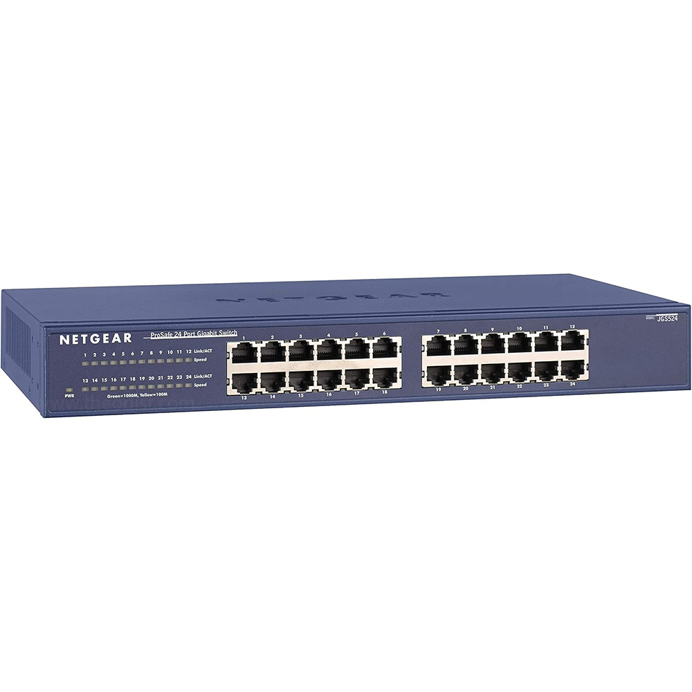 Netgear JGS524 24-Port Gigabit Ethernet Switch Rack-Mount JGS524AU