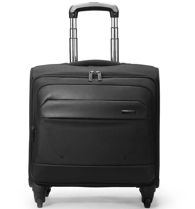 Pace P67511 Travel Bag with Wheels, Black Theodist