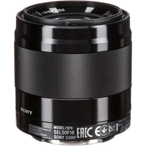 Sony E 50mm f/1.8 OSS Lens (Black) - Theodist