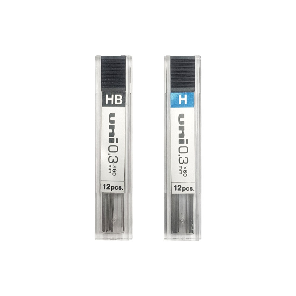 Uni UL1403 0.3x60mm H and HB Lead 12 Pack | Theodist - Theodist