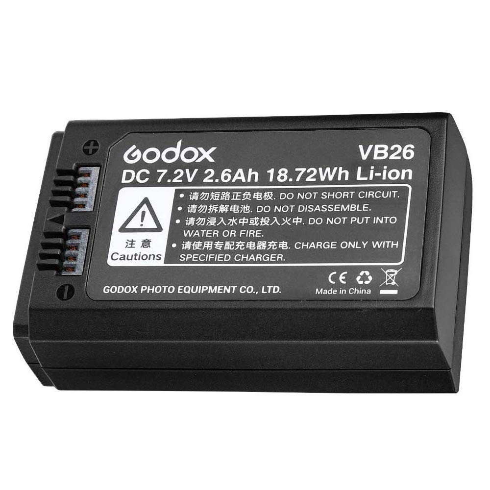 Godox VB26 Battery Lithium Ion for V1 Flash 2600mAh - Theodist