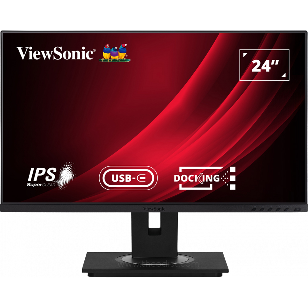 ViewSonic VG2456 Docking Monitor 24” with USB Type-C , Ethernet