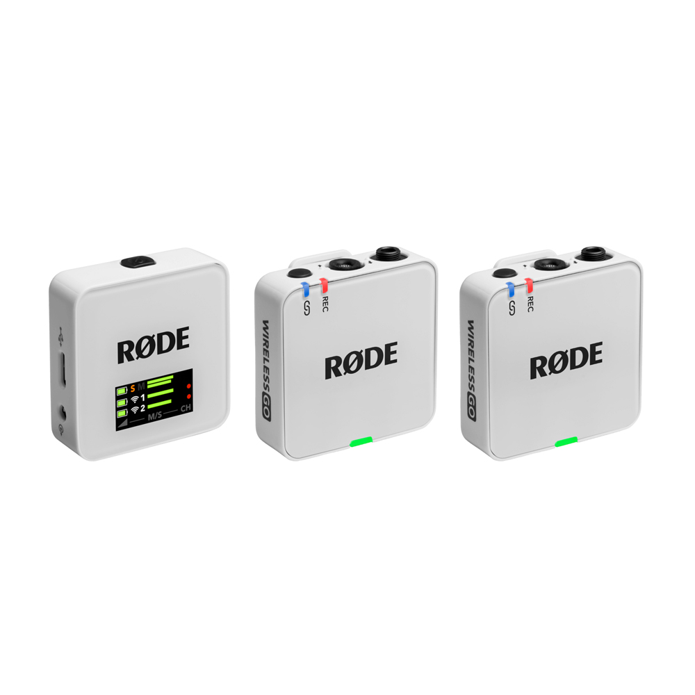 RØDE Wireless GO White 3台 Lavalier GO付 Rode Wireless GO (Gen 3) Microphone System, White - Theodist