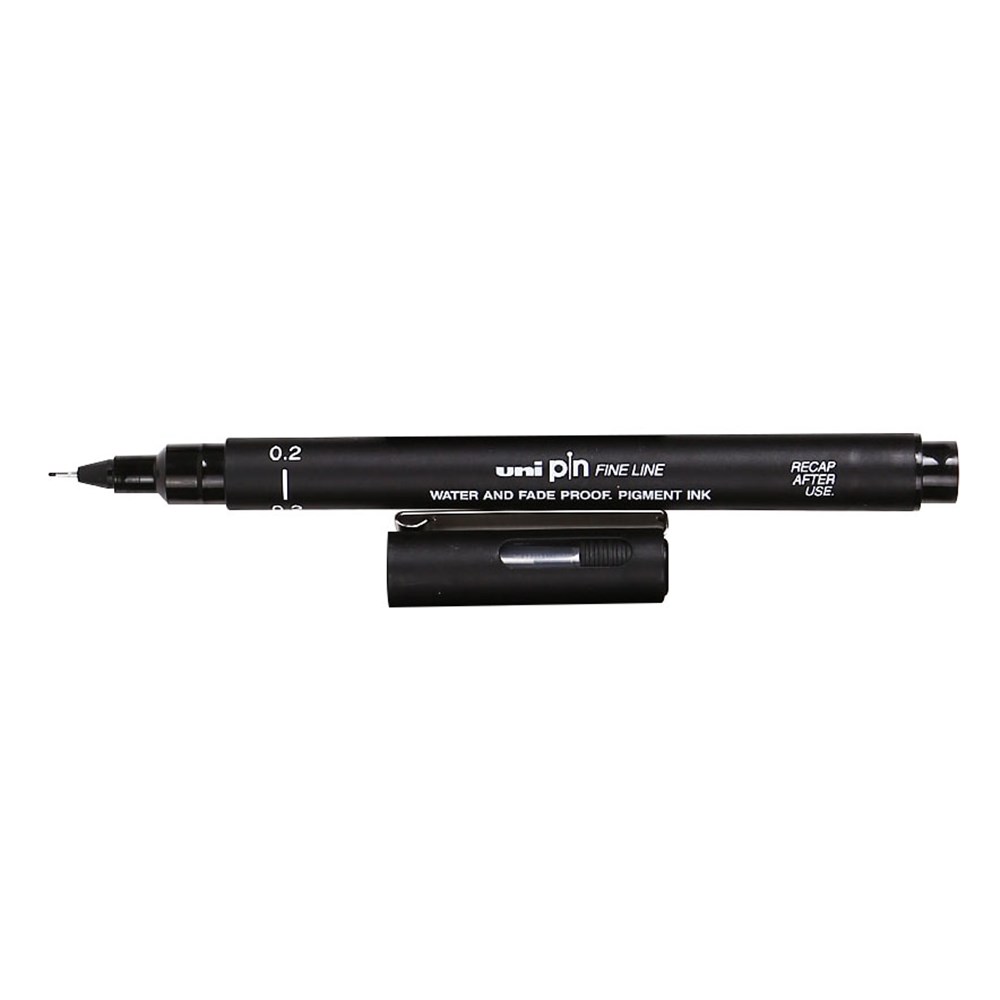 Uni-Ball Pin Fine Line Felt-Tip Pen, Black Theodist Theodist