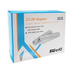 KW-triO 0023K Staples 23/20 1000 Pcs/Box - Theodist