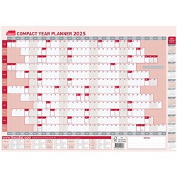 Sasco 10435 Compact Yearly Planner 2024 594x420mm - Theodist