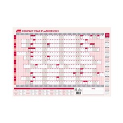 Sasco 10555 Compact Year Planner 2023 594x420mm - Theodist