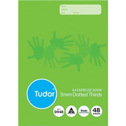 Tudor Exercise Book 9mm Dotted Thirds 55Gsm 48 Page A4 - Theodist
