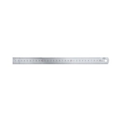 Deli DL8030 Stainless Steel Ruler 30cm - Theodist