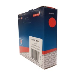 Esselte 14RED 14mm Removable Self Adhesive Label Red Dots 1050 - Theodist