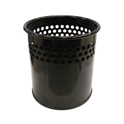 Twinco 2017 Metal Pen Holder Round, Black - Theodist