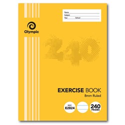 Olympic Exercise Book 8mm Ruled 240 Pages - Theodist