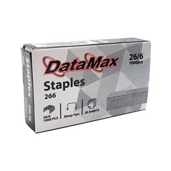 DataMax 266 Staples No.26/6 1000Pcs - Theodist