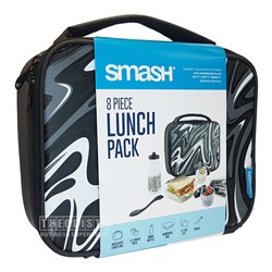Smash 27741 Lunch Pack 8 Piece, Black - Theodist