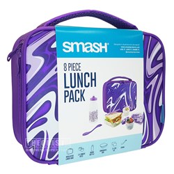 Smash 27742 Lunch Pack 8 Piece, Purple - Theodist
