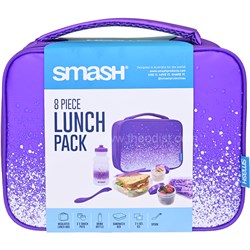 Smash 27742 Lunch Pack 8 Piece, Purple - Theodist