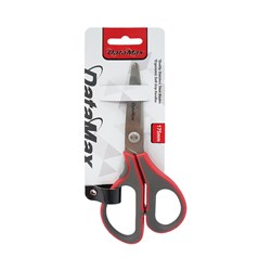 Datamax 3175 Scissors 175mm Soft Grip Handles Grey & Red - Theodist