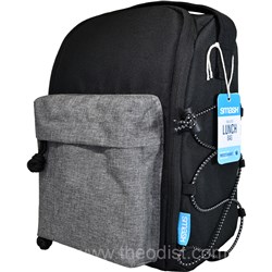 Smash 31802 Stack Pack Insulated Lunch Bag, Black - Theodist