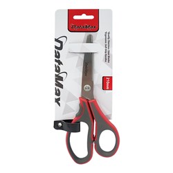 Datamax 3210 Scissors 210mm Soft Grip Handles Grey & Red - Theodist