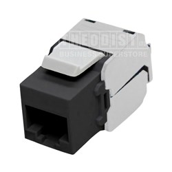 MSS MSSRJ6/10BK CAT6 RJ45 Keystone Outlet Bag 10 Black - Theodist