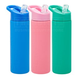Smash 33887 Water Bottle Fashion Sipper Stainless Steel Soft Touch 700mL - Theodist