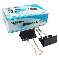 DataMax 34140 Foldback Binder Clips 51mm 12 Pack - Theodist