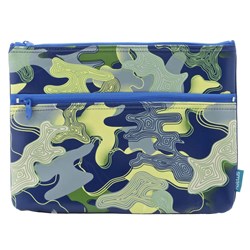 Smash 34428 Pencil Case Neoprene Large Camo Topology - Theodist