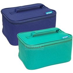 Smash 03566 Insulated Fold-Up Lunch Bag Blue iQ Lining, Blue, Green - Theodist